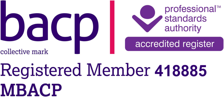 A logo showing Neil's membership of the BABCP